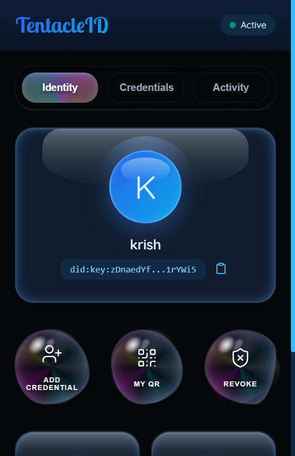 TentacleID Extension Interface